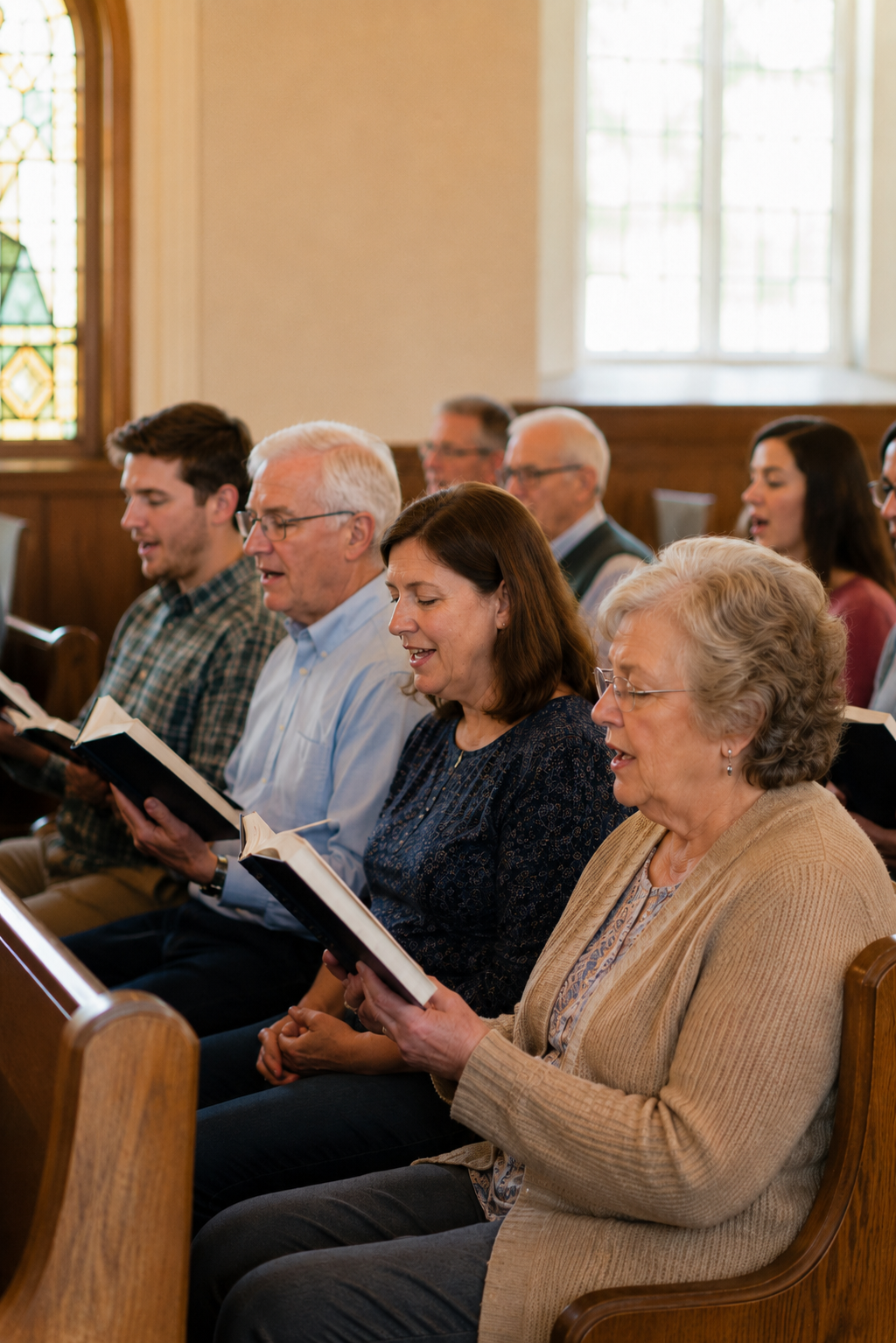 Traditional church hymnal